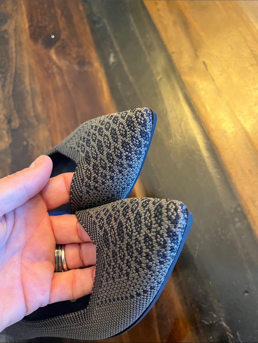 Rothy’s Walnut Python pointed flats - Picture 11 of 13